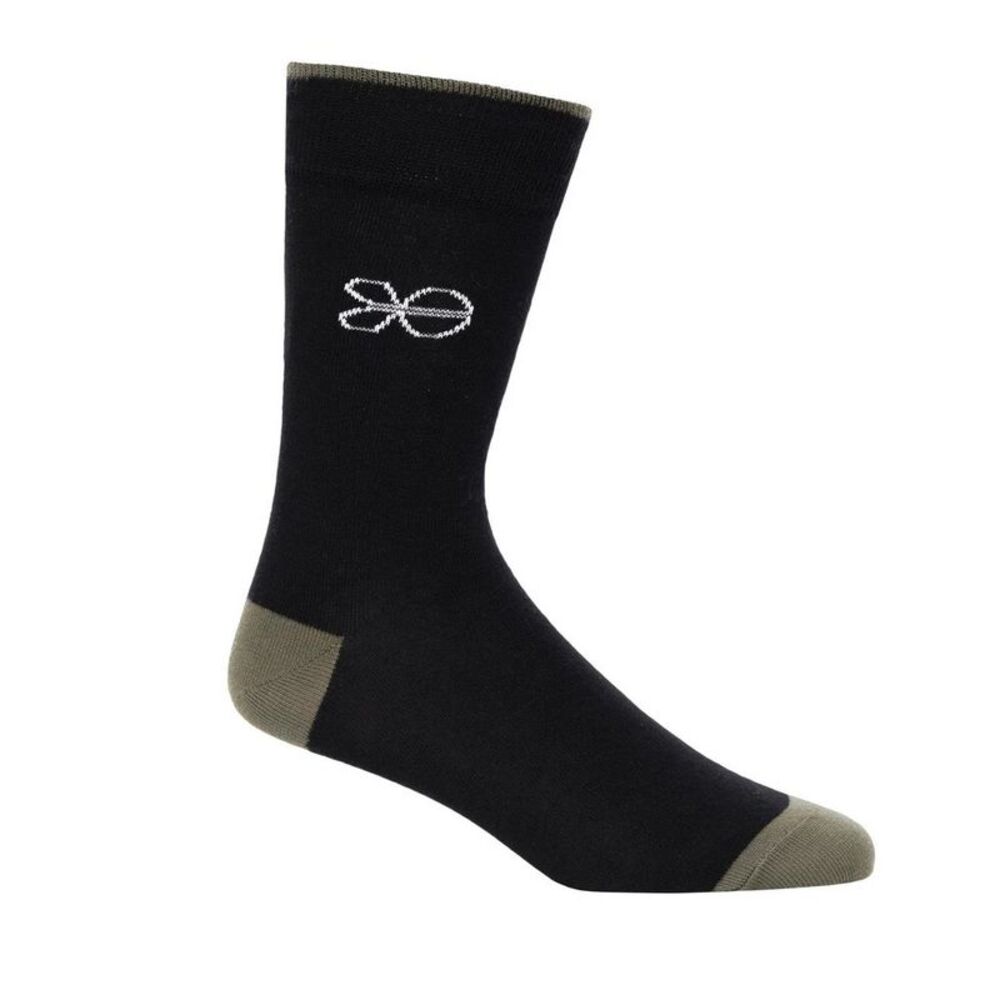 Crosshatch Mens Milato Socks (Pack of 5) / Olive